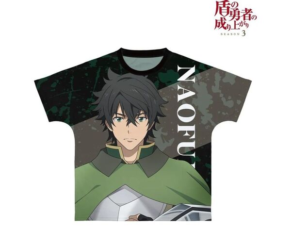 TVアニメ『盾の勇者の成り上がり Season 3』 岩谷尚文 フルグラフィックTシャツ ユニセックス XXLサイズ