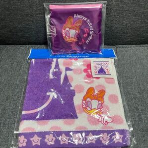 ディズニー デイジー エコバッグ ハンドタオル