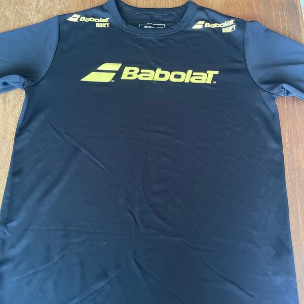 Babolat 半袖シャツ 黒色 メンズ スポーツウェア