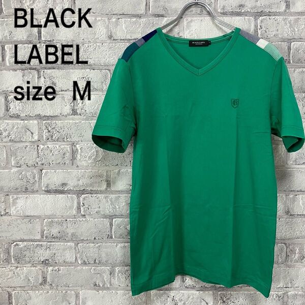 【BLACK LABEL】ブラックレーベル Tシャツ Mサイズ お洒落 美品