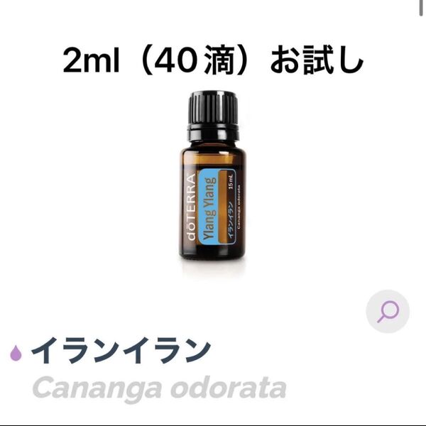 doTERRA ドテラ イランイラン お試し 2ml