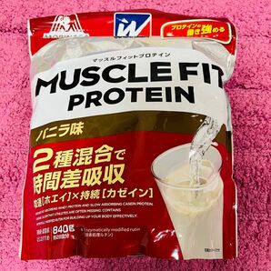 ウイダー マッスルフィットプロテイン バニラ味 840g
