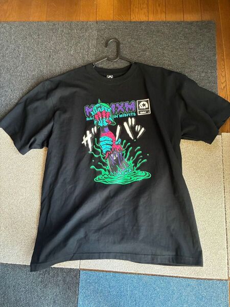 マジカルモッシュミスフィッツ マモミ M×M×M キン肉マン コラボ ロビンマスク 名シーン ブラック XXL Tシャツ