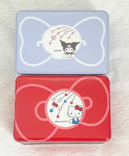 もち吉 × サンリオコラボ缶 ハローキティ & クロミ おまつりこまち