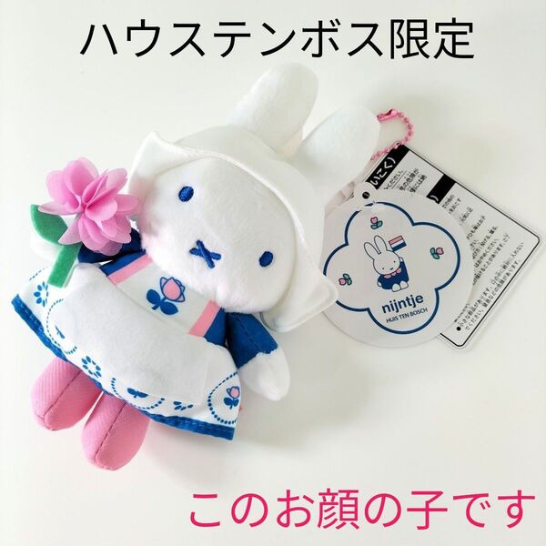 #6 ミッフィー マスコットキーチェーン 長崎ハウステンボス限定 ロイヤルフラワーナインチェ 新品