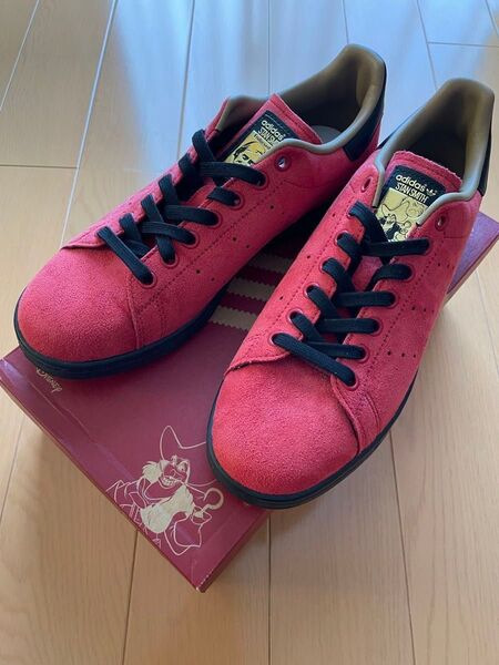 adidas STAN SMITH × Disney コラボスニーカー 26cm レッド