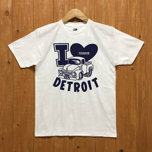 ■ I LOVE DETROIT Tシャツ■Sサイズ（ホワイトxネイビー）フォード　F100 FORD