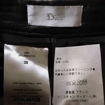 DIORHOMME 　ラムレザー　半袖シャツ　 ディオールオム　国内正規品_画像7