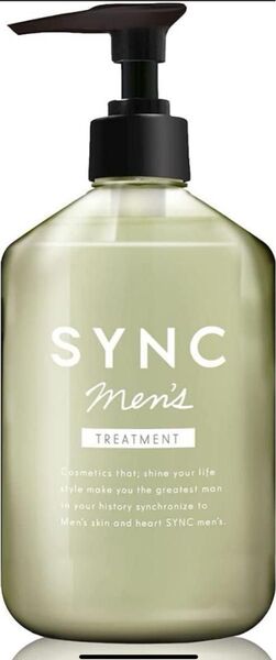 しなやかな髪質へ♪SYNC men 's トリートメント 300ml 無添加