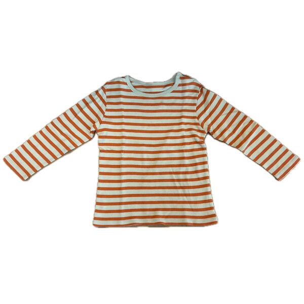 UNIQLO ユニクロベビー クルーネックT ロンT 長袖Tシャツ ボーダー 100