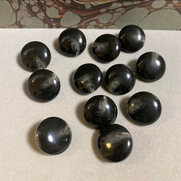 杢ボタン 脚付き釦 20mm ヴィンテージ