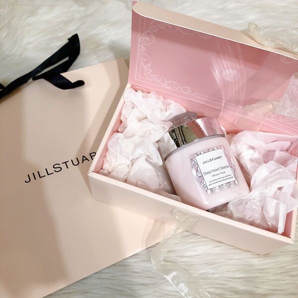 JILLSTUART ジルスチュアートディープヘッドクレンズホワイトフローラル280gギフトボックス・ショッパー付き