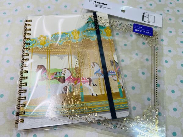 デルフォニクス ロルバーン メリリーA ポケット付きメモL&リング用表紙プロテクター メリリーA 2点セット