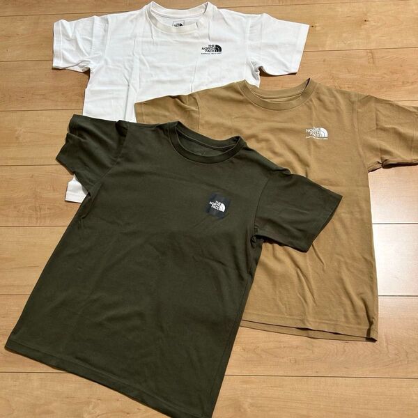 THE NORTH FACE 150 ザノースフェイス 半袖 Tシャツ 3枚セット
