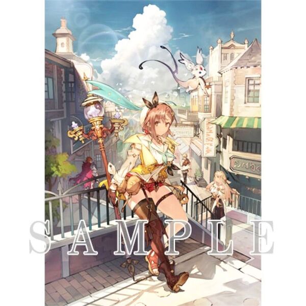 未開封品 ライザのアトリエ2 楽天ブックス特典 B2布ポスター