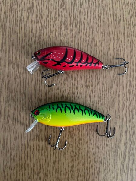 貴重!レア!Daiwa フラットフラッシュクランク 2個 限定USA ver.