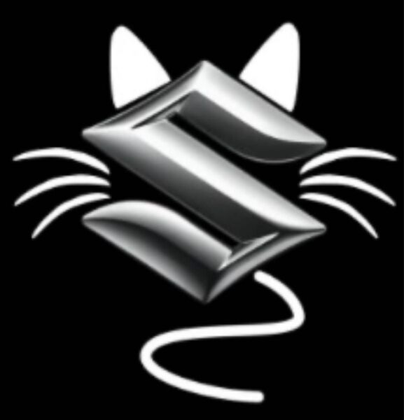 車 ステッカー 猫 エンブレム スズキ SUZUKI キャット ネコ 愛猫 カスタム
