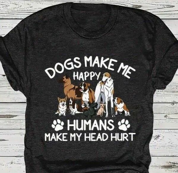 犬柄 Tシャツ