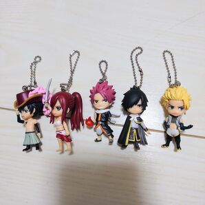 フェアリーテイル フィギュア キーホルダー でふぉめmini FAIRY TAIL ナツ エルザ ローグ スティング グレイ