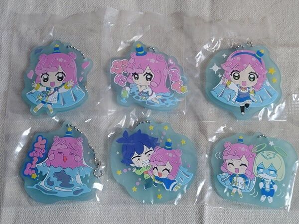ぷにるはかわいいスライム ラバーマスコット 6個セット