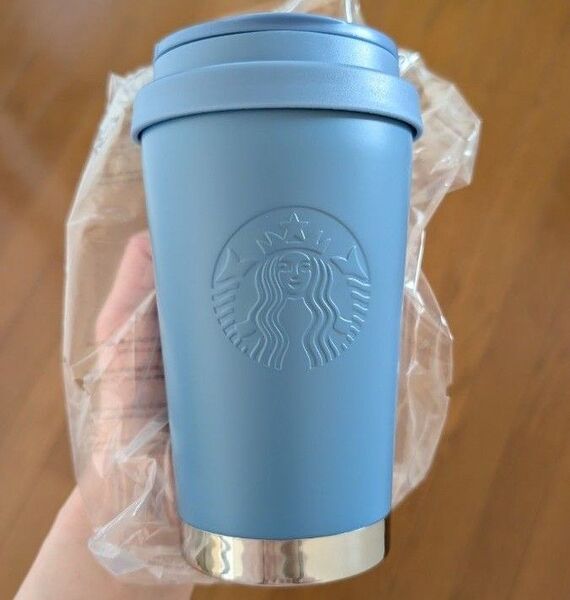 スターバックス ステンレス TOGO ロゴタンブラー マットブルーグレー 355ml