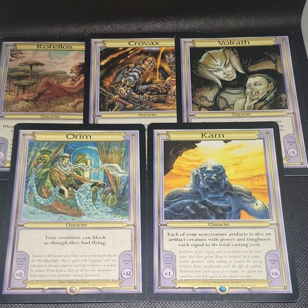 MTG ヴァンガード キャラクター 大判カード 5枚セット