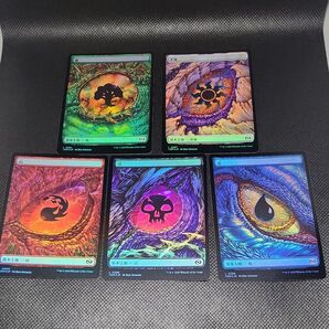 MTG タルキール龍嵐録 TDM ドラゴンの眼 基本土地 Foil セット