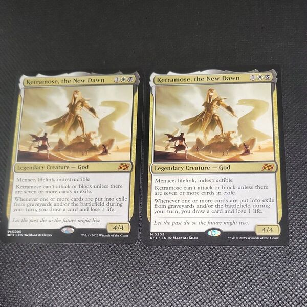 MTG 新たな夜明け、ケトラモーズ 英語 2枚セット