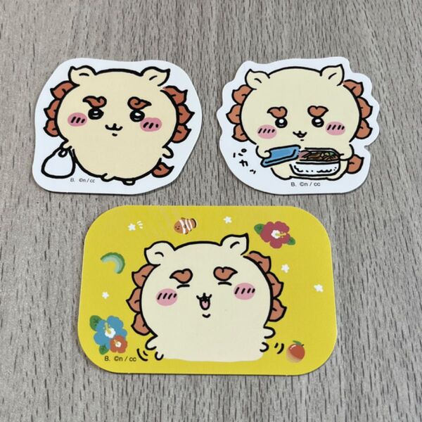 ちいかわ ダイカットステッカー シーサー 3枚セット