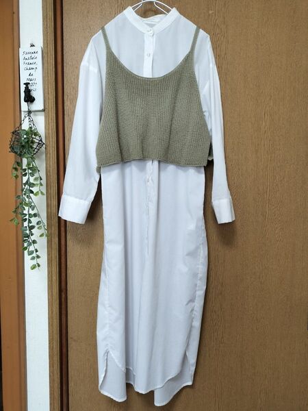 1回使用のみ ビスチェ グリーン