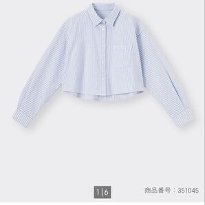 GU オックスフォードショートシャツ