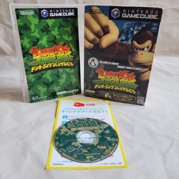 ドンキーコングジャングルビート ゲームキューブ GAME CUBE GC 清掃済み