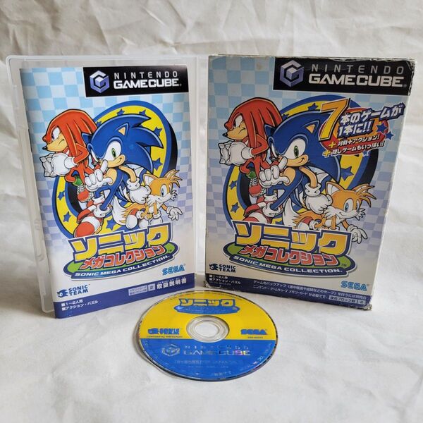 ソニックメガコレクション ゲームキューブ GAME CUBE GC 清掃済み