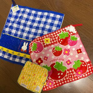 ループ付きタオル ミニハンカチ 未使用