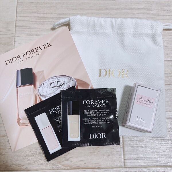 ミスディオール 5ml サンプル ノベルティ 巾着付き Dior