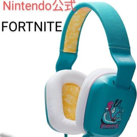 新品 パワーA 任天堂ステレオヘッドホン フォートナイト ラマ Switch Gaming