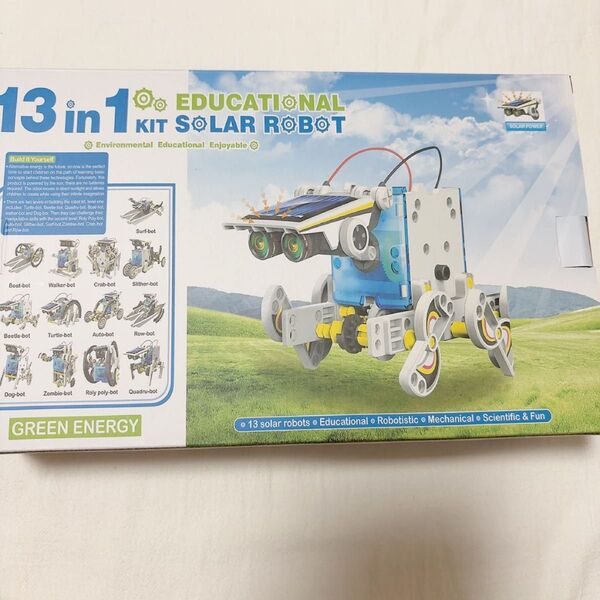 13 in 1 ソーラーロボット工作キット 知育 プログラミング 組立て 未組立