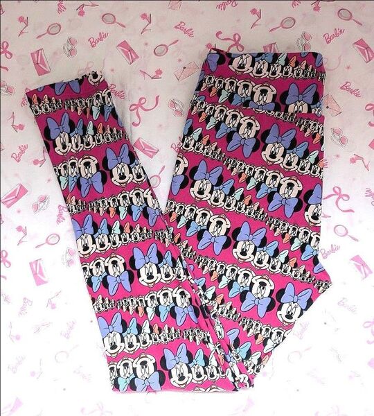 LuLaRoe ルラロー レギンス Disney ディズニー ミニースパッツ ヨガ ピラティス ワンサイズ one size