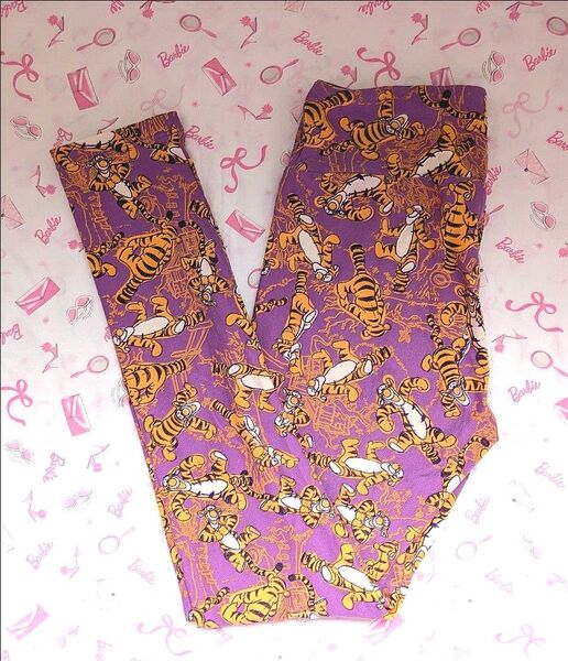 LuLaRoe ルラロー レギンス Disney ディズニー ティガー スパッツ ヨガ ピラティス ワンサイズ one size