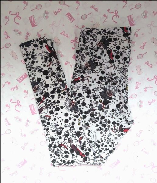 LuLaRoe ルラロー レギンス Disney ディズニー クルエラ スパッツ ヨガ ピラティス ワンサイズ one