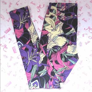 LuLaRoe ルラロー レギンス Disney ディズニー マレフィセント スパッツ ヨガ ピラティス ワンサイズ one
