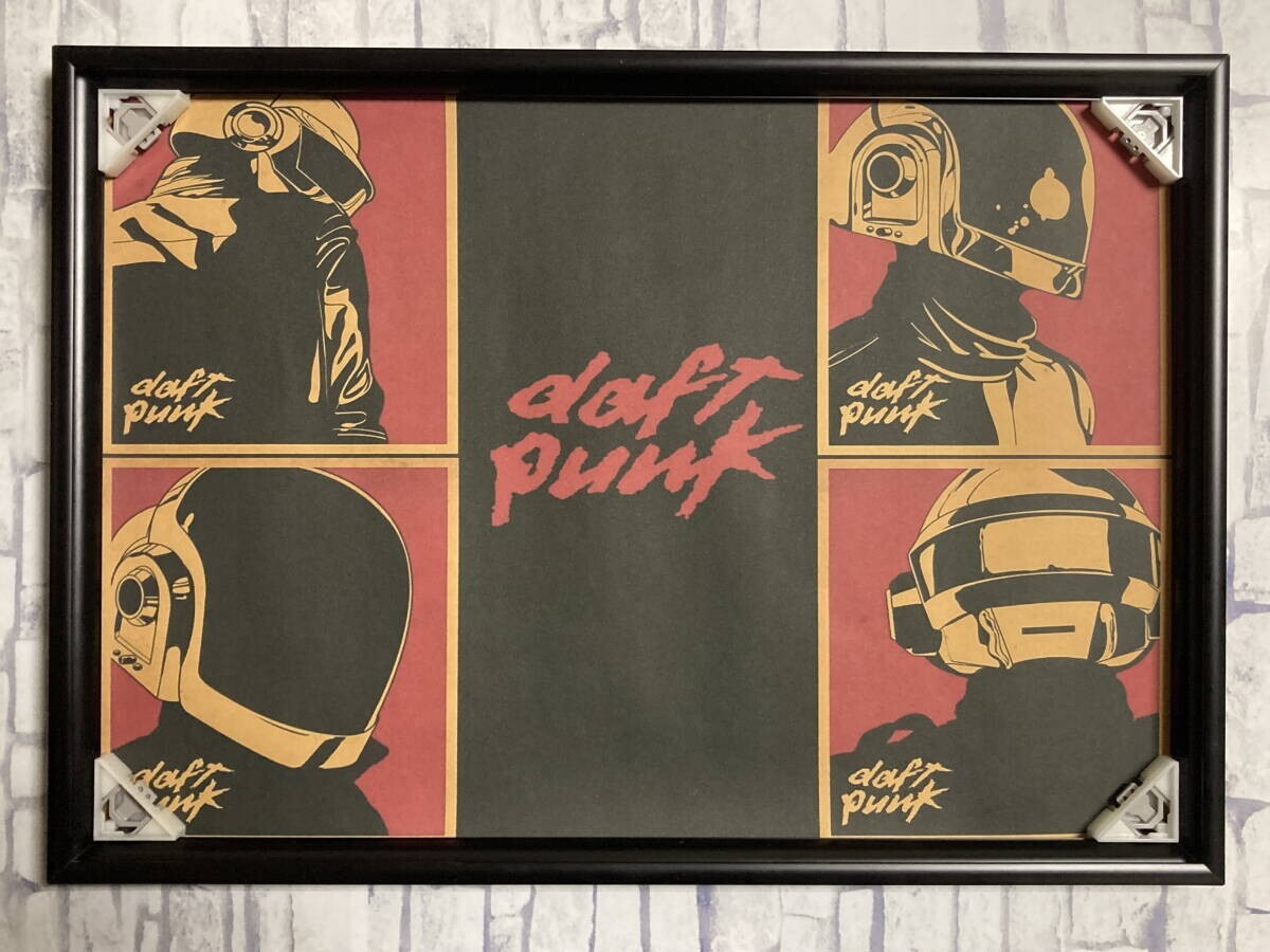 ダフトパンク ポスター 中古 シリアルナンバー入 ダフトパンクポスター中古シリアルナンバー入