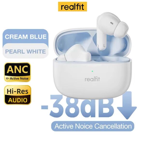 RealFit F3 Bluetoothイヤホン 高性能 高品質 新品 ホワイト色