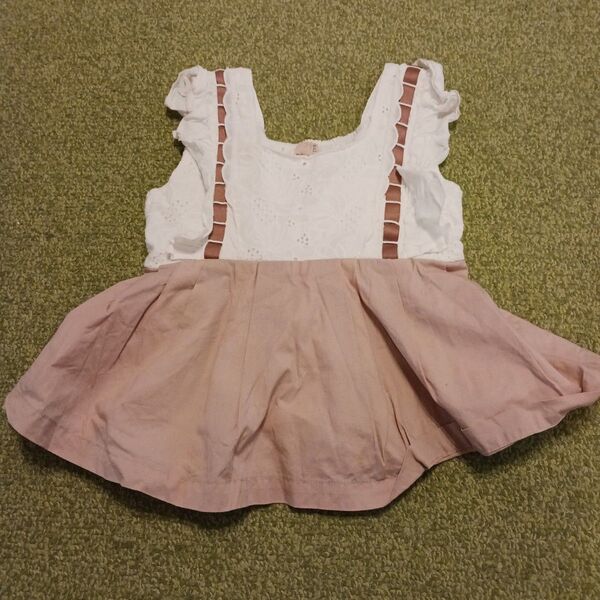 女の子 petit main ノースリーブトップス 110cm