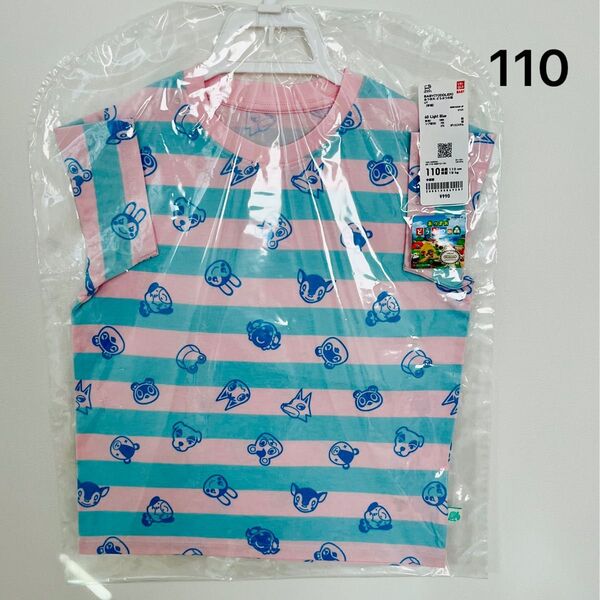 あつまれどうぶつの森 110 Tシャツ ユニクロ 綿100%