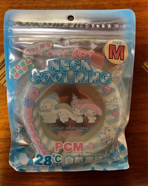 【新品 未使用】犬用 ペット用 ネッククールリング サンリオ シナモンロール サイズM