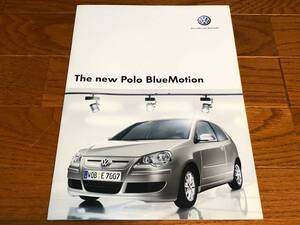 ☆★’０6 フォルクスワーゲン Polo BlueMotion カタログ（極上品）★☆