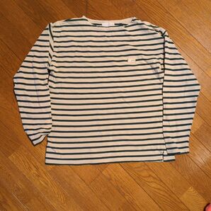 ボーダー Tシャツ 緑 logos days しまむら