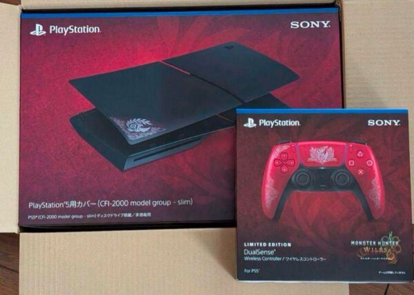PS5 モンスターハンターワイルズ コントローラーカバー セット