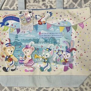 東京ディズニーリゾート35周年 ダッフィーアンドフレンズ ハッピーマーチングファン トートバック